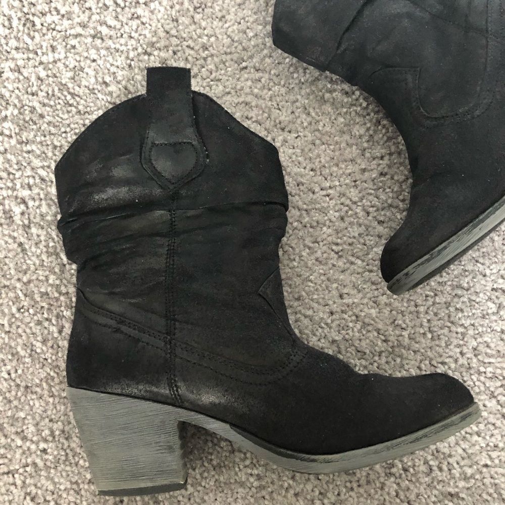 Rocketdog Sheriff Black Western Boots - Picture 2 of 5